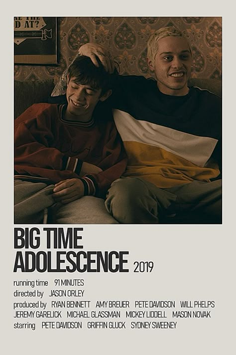 Big Time Adolescence Aesthetic, Big Time Adolescence Poster, Big Time Adolescence, Simplistic Movie Posters, Aesthetic Movie Posters Polaroid, Alternative Minimalist Covers Movies, John Cryer, Grown Ups Polaroid Poster, Alternative Minamilist Movie Covers