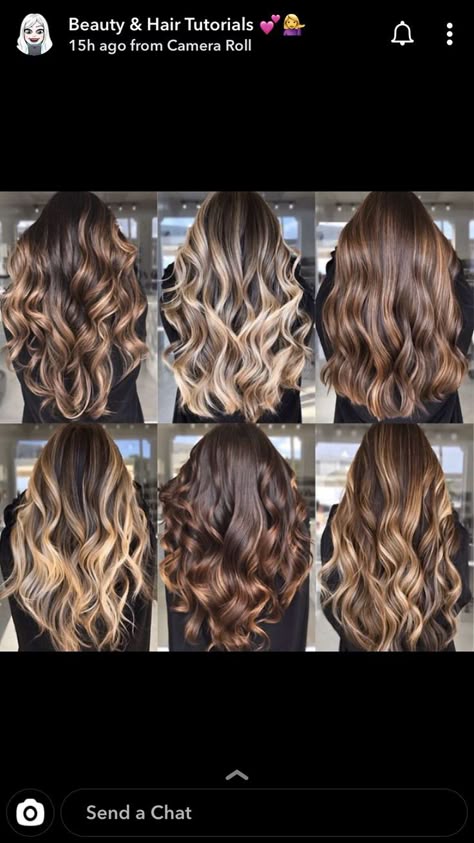 Balyage Long Hair, Hair Dye Tips, Honey Brown Hair, Hair Color Streaks, Brunette Hair With Highlights, Brown Hair With Blonde Highlights, Different Hair, Long Hair Color, Brown Hair Balayage