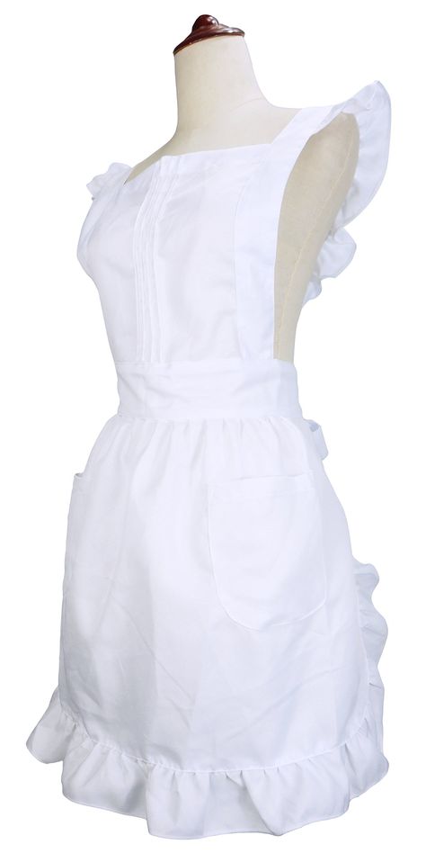 Frilly Apron, Fem Outfits, Branded Aprons, Ruffle Apron, Womens Leotards, Apron With Pockets, White Apron, Cute Aprons, Melodrama