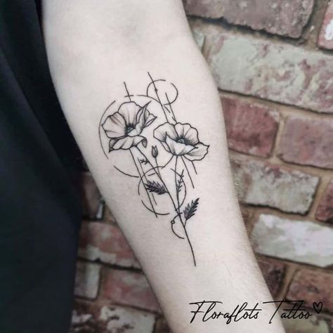 Poppy Tattoo Men, Simple Poppy Tattoo, Poppy Tattoo Ideas, Healer Tattoo, Poppy Tattoos, California Poppy Tattoo, Poppy Flower Tattoo, Poppy Tattoo, Poppies Tattoo