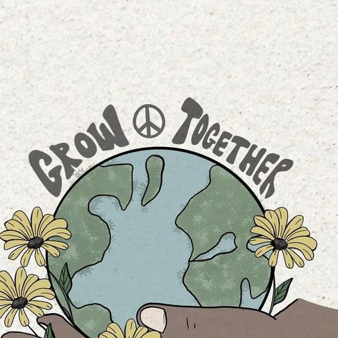 Zoe Radford on Instagram: "Together🌼🌎✌🏼 • • • #strongertogether #blacklivesmatter #earthart #flowers #procreateart #instadaily #instaart #blacklivesmatterart #explorepage #logodesigner #growtogetherstaytogether #graphicdesign #design #logo #graphic #creative #artist #designer #70s #artwork #illustrator #flowerart #graphics #nature #retroart #logodesinger #retro #artoftheday #instagramartist #brand" Granola Girl Illustration, 70s Artwork, Black Lives Matter Art, Earth Art, Granola Girl, Girls Illustration, Retro Art, Logo Graphic, Black Lives Matter