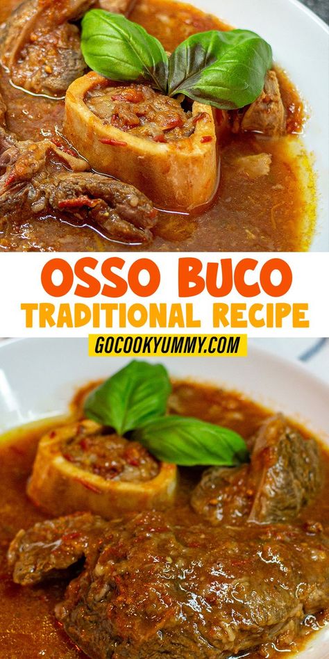 Beef Osso Bucco Recipe Slow Cooker, Beef Shin Recipes, Pork Osso Bucco Recipe, Osso Bucco Recipe, Beef Shank Recipe, Osso Buco Recipe, Veal Stew, Slow Cooker Italian, Grilled Beef Recipes