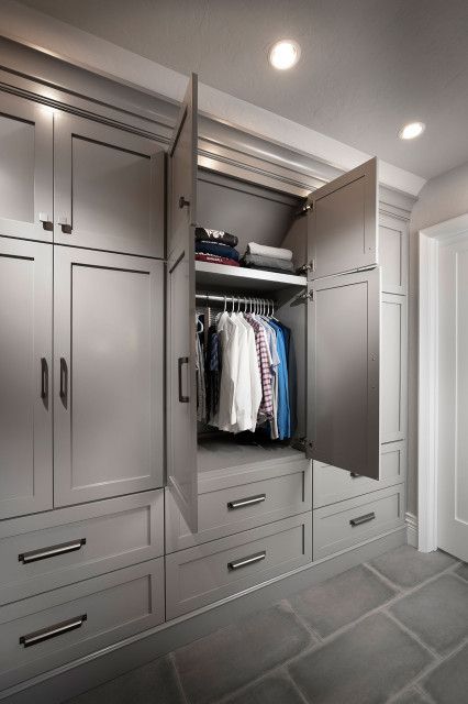 Built In Closet, Wardrobe Wall, Bedroom Built Ins, Bedroom Built In Wardrobe, Creative Closets, Closet Built Ins, Bed In Closet Ideas, Closet Renovation, Luxury Closets Design