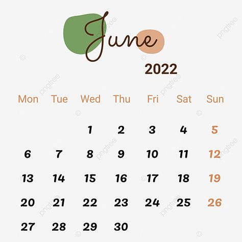 Blob Aesthetic, Blob Png, June 2022 Calendar, June Calendar, Calendar Png, Watercolor Calendar, Calendar June, Aesthetic Png, Baby Art Projects