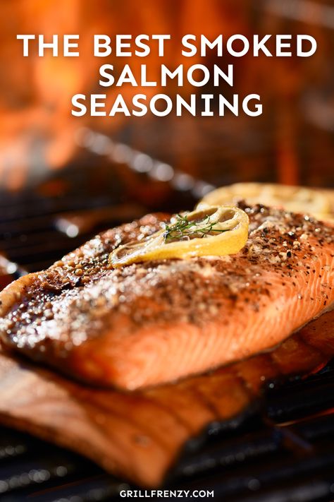 This homemade smoked salmon seasoning is simple and savory, and you can put it together in a snap! It's much fresher, flavorful, and cheaper than store-bought rub—what's not to love? | best smoked salmon recipe | dry rub for smoked salmon | smoked salmon dry rub recipes | smoked salmon seasoning recipes | smoked salmon seasoning | best seasoning for smoked salmon | smoked salmon flavors | homemade seasoning for salmon | homemade salmon seasoning Smoked Salmon Dry Rub, Smoked Coho Salmon Recipes, Smoked Salmon Seasoning, Best Smoked Salmon Recipe, Pellet Grill Salmon Recipes, Smoked Salmon Rub, Salmon Smoked Recipes, Smoked Salmon Rub Recipe, Seasonings For Salmon