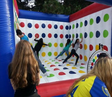 Giant Twister Game, Inflatable Games For Adults, Adult Carnival Games, Kid Carnival Games, Carnival Games For Adults, Oversized Games, Party Themes For Adults, Floor Games, Life Size Games