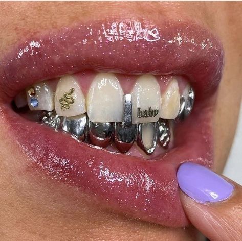 Pretty Teeth, Grillz Teeth, Diamond Teeth, Visual Gallery, Tooth Gems, Grills Teeth, Unicorn Nails, Tooth Gem, Teeth Jewelry