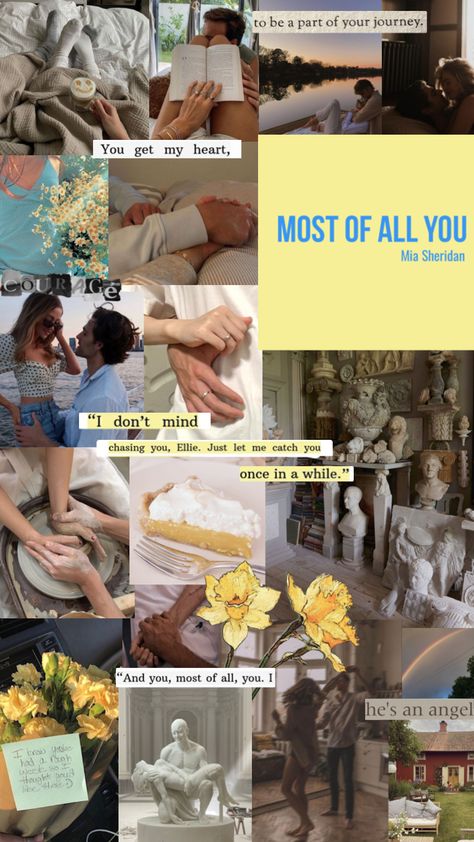 Most Of All You Mia Sheridan Aesthetic, Stinger By Mia Sheridan, Most Of All You Mia Sheridan Quotes, Most Of All You Mia Sheridan, More Than Words Mia Sheridan, Romance Book Collage, Most Of All You Mia Sheridan Book, Romcom Books, Book Instagram