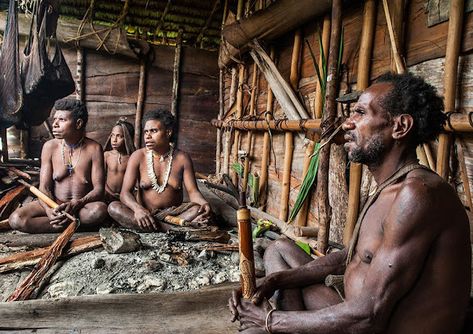 The Korowai tribe is one of the indigenous tribes residing in the remote forested regions of Papua, Indonesia. They inhabit areas that are secluded and challenging to access in the Bintang Mountains. Here are some key points about the Korowai tribe: Laos Vietnam, Indigenous Tribes, New Guinea, Indian Ocean, Archipelago, Papua New Guinea, Old Men, Tahiti, Asia Travel