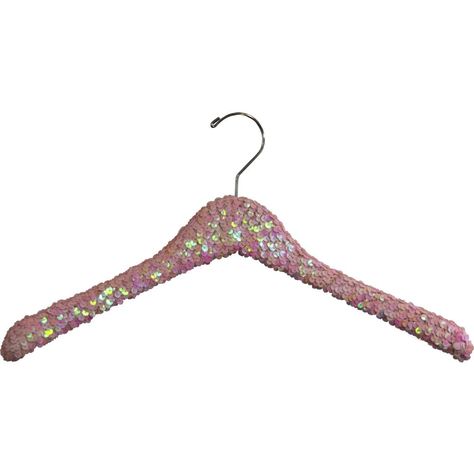 International Innovations Pink Sequined Wooden Display Hanger (box of 3) Cute Heart Hangers, Barbie Hangers, Kawaii Clothing Hangers, Pink Clothes Hangers, Sequin Hanger, Pink Plastic Hangers, Diy Clothes Organiser, Display Hangers, Shoe Hanger