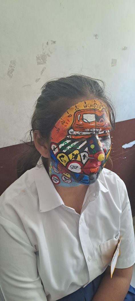 Face Painting Competition, Faces Painting, Painting Competition, Child Day, Painting Canvas, Acrylic Painting Canvas, Face Painting, Face Paint, Acrylic Painting