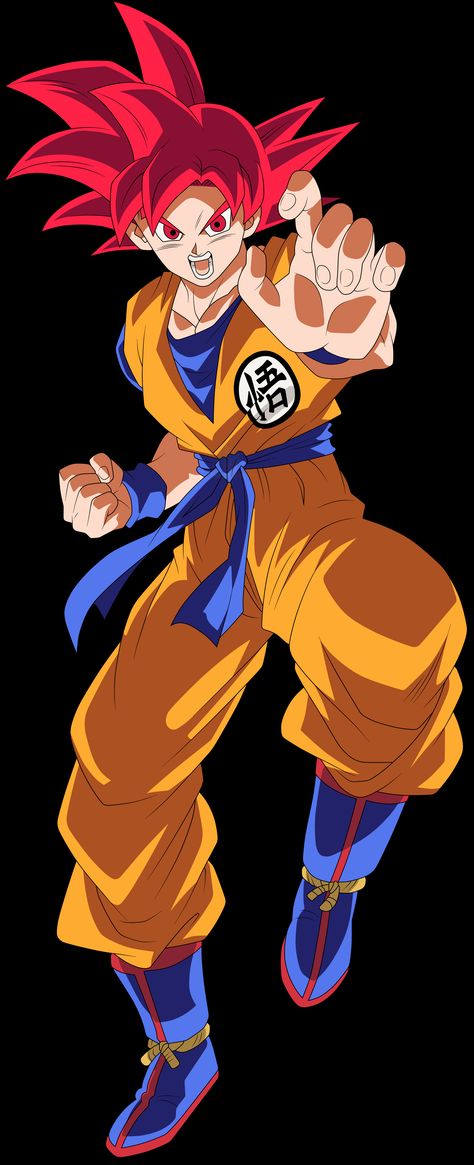 Goku Ssj God, Vegeta Manga, Goku Super Saiyan God, Broly Movie, Dbz Vegeta, Super Broly, Image Dbz, Goku Drawing, Ball Png