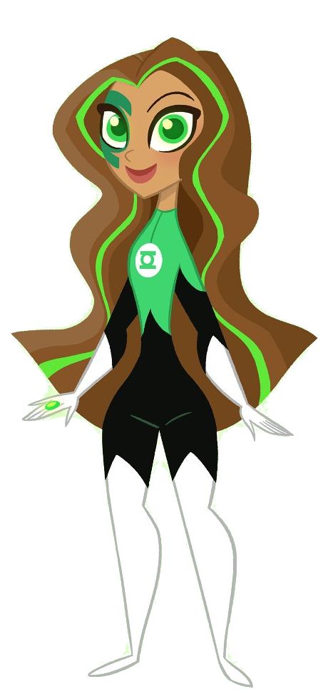 Energy Constructs, Jessica Cruz Green Lantern, Lantern Ring, Jessica Cruz, Lantern Corps, Long Green Dress, Green Lantern Corps, Dc Super Hero Girls, Hero Girl