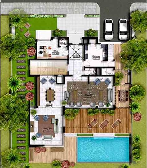 Site Development Plan Rendering, Apartment Site Plan Architecture, House Site Plan Architecture, Site Development Plan House, Villa Site Plan Design, Recreational Area Design, Site Development Plan Landscapes, Apartment Site Plan, Site Development Plan Architecture