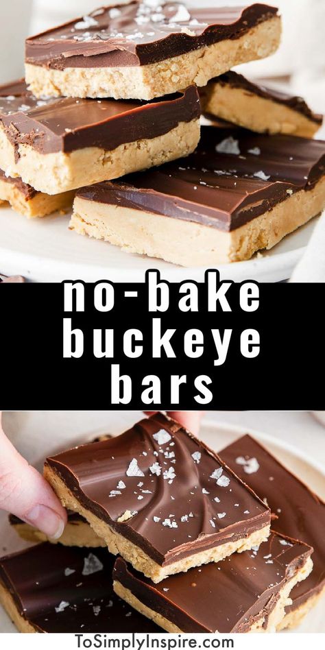 Peanut Butter Buckeye Bars, Peanut Butter Cream Bars, Peanut Butter No Bake Recipes, Peanut Butter Chocolate Bars No Bake, No Bake Buckeye Bars Recipe, Gluten Free Peanut Butter Fudge, Gluten Free Birthday Dessert Ideas, Gluten Free Layered Dessert, No Bake Chocolate Peanut Butter Bars Gluten Free