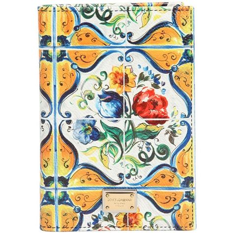 Dolce & Gabbana Women Maiolica Printed Passport Holder (17,545 PHP) ❤ liked on Polyvore featuring bags, multicolor, print bags, multicolor bag, multi coloured bags, pattern bag and dolce gabbana bags Italian Tiles Pattern, Riviera Style, Bags Colorful, Multi Colored Bag, Bags Pattern, Italian Majolica, Italian Riviera, Pattern Bag, Italian Tiles