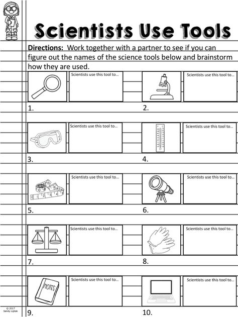 Science Introduction Activities, Science Tools Activities, Teacher Prints, Introduction Activities, Lab Science, Library Center, Early Childhood Learning, Science Tools, Science Skills