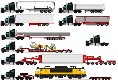 Truk Besar, Mobil Mustang, Semi Trailer Truck, Ho Model Trains, Police Truck, Tonka Truck, Model Trucks, Heavy Construction Equipment, Truck Transport