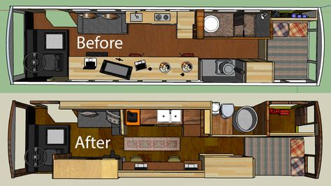 New Skoolie Floor Plan! – ROLLINGVISTAS Skoolie Floor Plan, Bus Tiny House, Tiny House Floor Plan, Car Recycling, Sketchup Layout, Bus Remodel, School Bus Tiny House, School Bus Camper, School Bus House