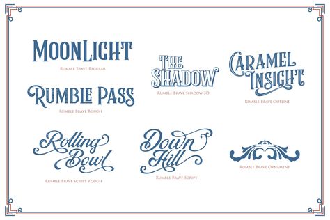 Rumble Brave Typeface | 35% DISCOUNT by alit design on @creativemarket Dafont Fonts, Letters Tattoo, Letters Ideas, Keyword Elements Canva, Desain Buklet, Font Combos, Font Packs, Aesthetic Fonts, Font Combinations