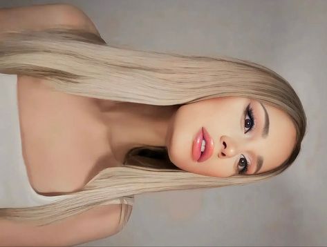 By @arinagranaade on IG🤍 Ariana Grande Hairstyles, Ariana Grande Makeup, Ariana Grande Hair, Cristiano Jr, Ariana Grande Songs, Ariana Grande Cute, Ariana Grande Pictures, Makeup Aesthetic, Ariana G