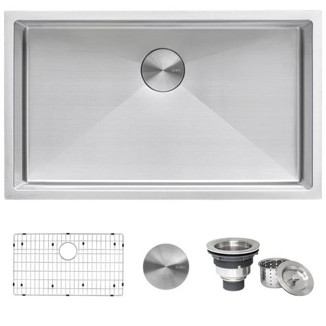 Corner Kitchen Sink, Large Kitchen Sinks, Kitchen Planning, Classic Kitchen Design, Kitchen Sink Stainless Steel, Sinks Kitchen Stainless, Sink Or Swim, Single Bowl Sink, Clean Sink