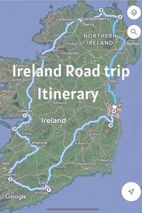 12 Days In Ireland, Ireland Road Trip Map, Letterkenny Ireland, Athlone Ireland, Sabbatical Ideas, Ireland Roadtrip, Ireland Road Trip Itinerary, Irish Vacation, Best Of Ireland