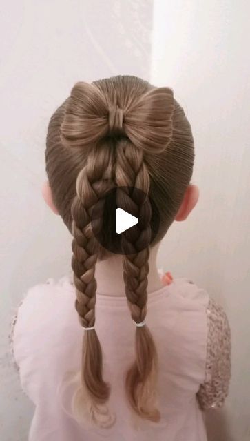 the_follin_tribe_hair on Instagram: "Super cute and super easy now hairstyle 😍" Quick And Easy Kids Hairstyles, Hảir Style For Girl, Toddler Hair Braiding Styles, Kid Hair Styles Easy, Hairstyles For Long Hair Girls Kids, Christmas Toddler Hair, Toddler Hairstyles Long Hair, Fun Girls Hairstyles, Hair Styles For Girls With Long Hair