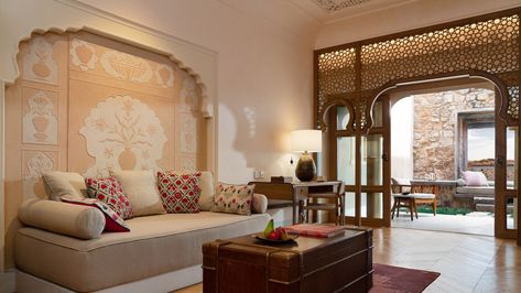 Six Senses, Indian Home Design, Old Fort, Indian Architecture, Indian Home, Luxury Property, Home Ideas, Bedroom Design, Room Design