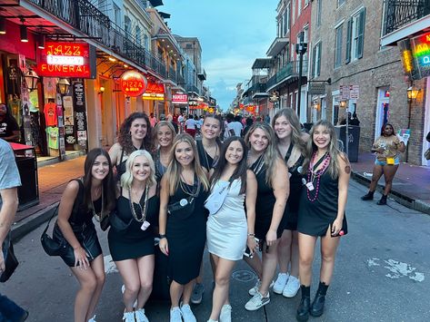 Nola Bachelorette Party Outfits, All Black Bachelorette Party Outfit, Nola Bachelorette Party, Black Bachelorette Party, Nola Bachelorette, New Orleans Bachelorette, Bachelorette Party Outfit, Bachelorette Outfits, Sport Motivation