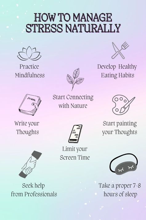 #stress #stress management How To Become Less Stressed, How To Improve Mental Health, Things To Do When Stressed, Meditation Aesthetics, How To Destress, Journaling Painting, Self Care Guide, Therapeutic Worksheets, Bullet Journal Mental Health