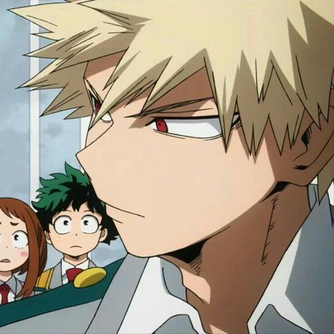 Someone looks jealous 😅 Calm Bakugou, Bakugo Katsuki, Katsuki Bakugo, Katsuki Bakugou, Bakugou Katsuki, My Hero Academy, Baku, An Anime, Anime Boys