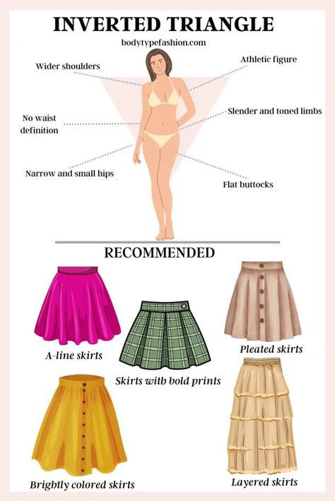 Skirts with side pockets Skirt For Body Type, Inverted Triangle Bottoms, Inverted Triangle Skirt Outfits, Inverted Triangle Aesthetic, Skirt For Inverted Triangle Body Shape, Skirt For Inverted Triangle, Inverted Triangle Skirts, Inverted Triangle Outfits Black Women, Inverted Triangle Body Shape Outfits What To Wear