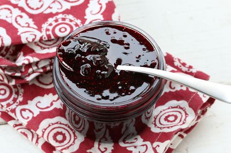 Huckleberries are an American pastime and we're confident you'll agree that your berry-picking efforts paid off once you try this delicious huckleberry jam! Huckleberry Jam Recipe Canning, Huckleberry Syrup Recipe, Huckleberry Jam Recipe, Huckleberry Recipes, Huckleberry Jam, Alaska Food, Huckleberry Pie, Native Foods, Jam Recipes Homemade