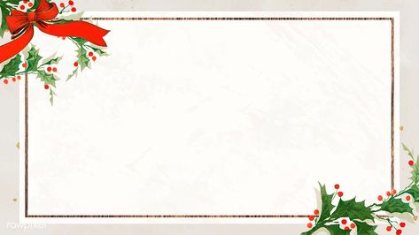 Blank festive rectangular Christmas frame background vector | premium image by rawpixel.com / NingZk V. Christmas Border Frame Landscape, Background Natal Landscape, Christmas Backgrounds Landscape, Christmas Powerpoint Backgrounds, Christmas Background Landscape, Christmas Frame Background, Instagram Story Christmas, Christmas Instagram Story, Christmas Wallpaper Iphone