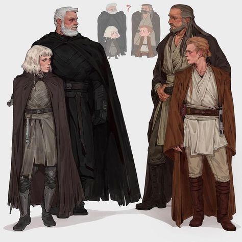 Crazytom Art, Qui Gon, Anakin Vader, Star Wars Fanart, Star Wars Characters Pictures, Star Wars Drawings, Star Wars Outfits, Star Wars 2, Star Wars Artwork