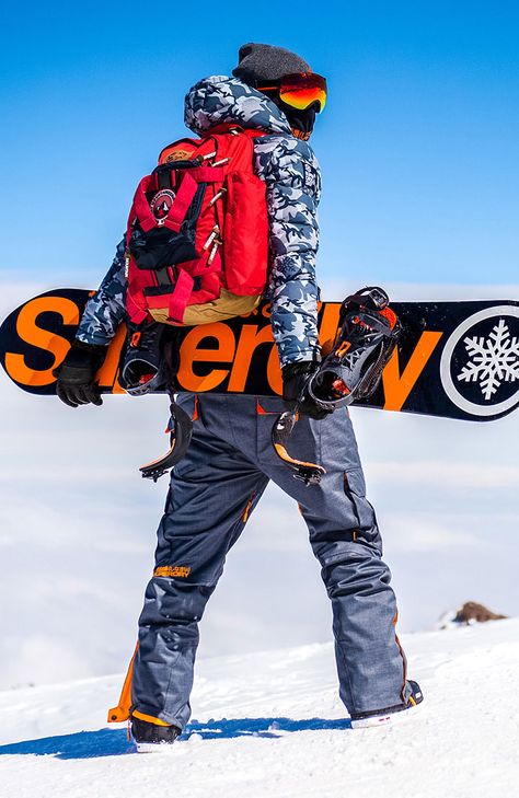 Mens Skiwear - Shop Ski Jackets for Men Online | Superdry Snow Ski Outfit Men, Mode Au Ski, Mens Ski Wear, Sport Model, Snowboarding Style, Ski Outfit, Snow Outfit, Snowboarding Outfit, Snowboarding Gear