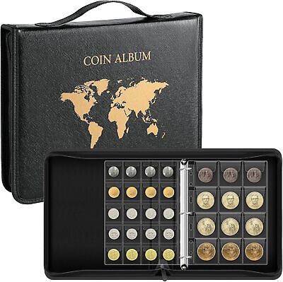 ad eBay - Ettonsun Coin Collection Book for Collectors, 260 LARGE Pockets Coin... - Buy Now, click the link (eBay) Coin Album Cover, Coin Collecting Storage, Coin Collection Display, Gold Dollars, Album Holder, Foreign Money, Money Organizer, Coin Organizer, Trading Card Storage