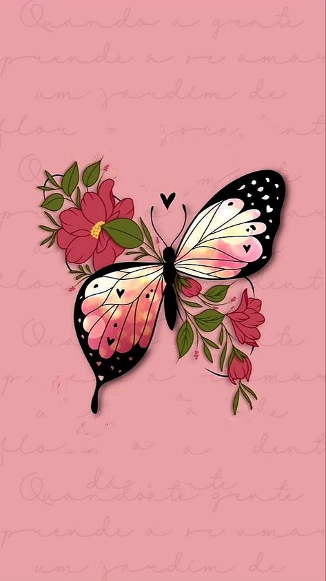 Artsy Background, Butterfly Wallpaper Iphone, Butterfly Painting, Butterfly Wallpaper, Cute Wallpaper Backgrounds, Butterfly Art, Diy Art Painting, الرسومات اللطيفة, Scenery Wallpaper