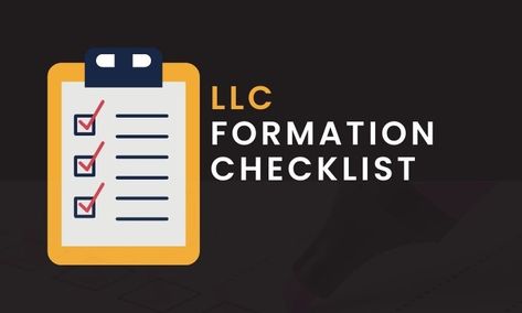 An LLC formation checklist is a list of things that need to be completed when forming a limited liability company (LLC).  A limited liability company delivers limited liability protection and tax options for small businesses. To make starting a limited liability company (LLC) easy for you, we have created a list of make LLC formation ... Read more Llc Checklist, Llc Formation, Start Up Business Ideas, At Home Business Ideas, Entrepreneur Business Ideas, Llc Business, At Home Business, Business Ideas For Beginners, Small Business Tax