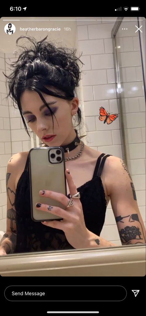 Gothic Bun Hairstyles, Goth Updo Hairstyles Long Hair, Vampy Updo Long Hair, Alt Hairstyles Updos, Elegant Goth Hairstyles, Short Punk Hairstyles For Curly Hair, Casual Goth Hairstyles, Alternative Prom Hairstyles, Emo Prom Hairstyles