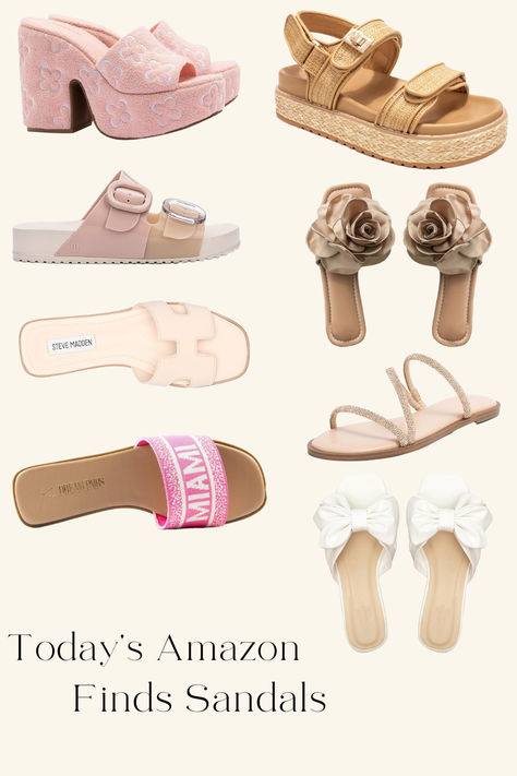 Find the best, stylish summer sandals in 2024 today on Amazon. Best summer shoes in 2024. The ultimate shoe trends for summer 2024. The best finds sandals on Amazon today. Shoes From Amazon, Best Summer Shoes, Shoes Trends, Shoe Trends, Best Amazon, Trends 2024, Summer Sandals, Amazon Finds, Sandals Summer