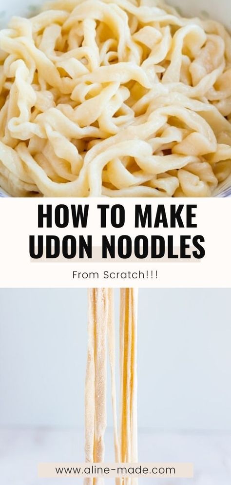 Recipe For Udon Noodles, Making Udon Noodles, Homemade Japanese Noodles, Homemade Udon Noodle Recipe, How To Make Udon Noodles From Scratch, How To Make Udon Noodles, Homemade Udon Noodles, Home Made Noodles Recipe, Easy Udon Noodle Recipe