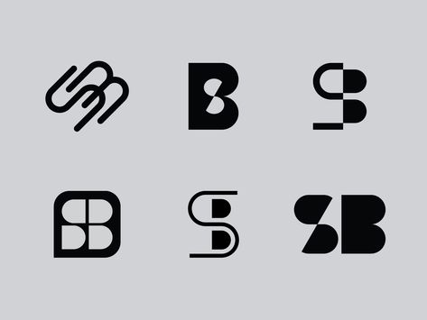 B And S Logo, B S Logo Design, S B Logo, Sb Monogram, B Monogram Logo, Letter B Logo, Bs Logo, B Logo Design, S Logo