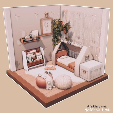 Sims 4 Twin Nursery, Sims 4 Toddler Room Ideas, Sims Toddler Room, Bloxburg Toddler Room Ideas, Sims 4 Toddler Bedroom, Sims4 Room Ideas, Sims 4 Kids Bedroom, Sims 4 Toddler Room, Small Toddler Rooms