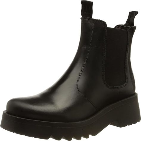 Amazon.com | Fly London Women's Chelsea Boot | Ankle & Bootie Chelsea Boots Women, Boots Waterproof, Fly London, Black Chelsea Boots, Ladies Of London, Ankle Bootie, Chelsea Boot, Boot Shoes Women, Ankle Booties