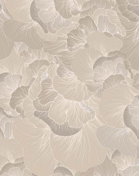 Luxury interior wallpaper and pillows by 17 Patterns are available at The Pattern Collective. Wallpaper Design, Floral Wallpaper, Light Grey, Texture, Grey, Flowers, Floral, Pattern, White