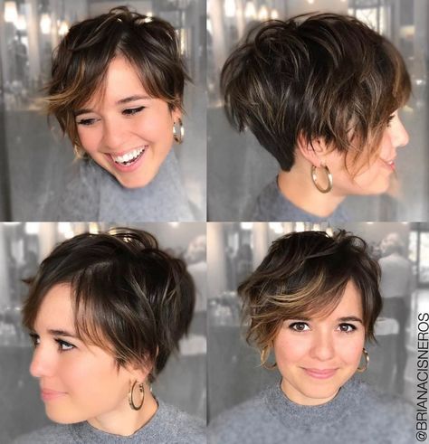 Unnatural Hair Color, Kort Bob, Short Hair Cuts For Round Faces, Pixie Haircut For Round Faces, Short Hair Undercut, Best Short Haircuts, Short Hair Styles For Round Faces, Round Faces, Short Hair With Bangs