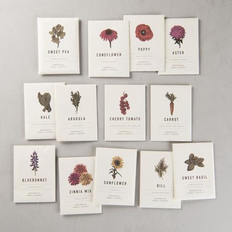 Magnolia Seeds Seed Packaging Design, Seeds Packaging, Packet Design, Seed Packaging, Plant Projects, Dry Creek, Plant Seeds, Tea Packaging, Heirloom Seeds