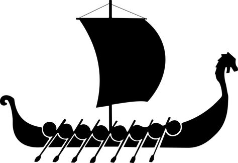 Navio, Viking, Silhueta, Barco Medieval Symbols, Viking Ship, Public Domain, Vikings, Umbrella, Google Search, Quick Saves